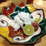 酒肴結 さかぐち - ハモの湯引き