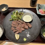 粋庵 - 牛ハラミステーキ御膳