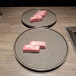 焼肉うしごろ - 熊本県産のA5厚切りサーロイン・その2です。