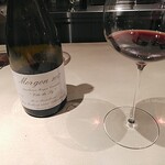 Ristorante SHIKAZAWA - メインには野性的な赤ワイン　過去一野性的で素晴らしかったです。