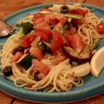 カフェコゾラ - 冷製ジェノベーゼパスタ