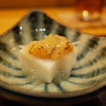 日本料理 銀座 大野 - 蒸し真丈雲丹盛り 2014.10.1x