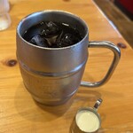 コメダ珈琲店 - ドリンク写真:たっぷりアイスコーヒーガムシロ抜き