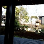 あいや - 外を見る。