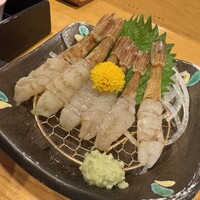 味処 高崎 - 白ガスエビ刺身（2,300円くらい）