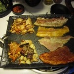 팔색삼겹살 - 2012年の焼き上がった状態