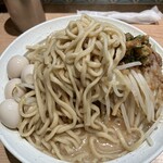 セキレイ - 麺を上げた状態