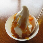 蕎麦料理處 萱 - あんずソフト