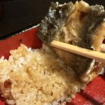 鰻禅 - ご飯とタレの相性も良い