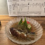 焼肉ぽむる - 夏野菜のお浸し