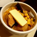 肴や - 鮭とコーンとじゃが芋のバター煮～♪