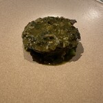 ラ・マティエール - 鮑丸ごと一つ、肝ソース