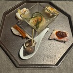 レンゲ - 前菜盛り合わせ　メニュー通りどれも流石