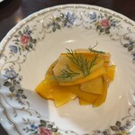 まちのイタリアン ワイン酒場 con le mani - カボチャのピクルス