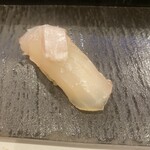 小西鮨 - ヒラメの昆布締め　シャリふわふわ旨味爆発