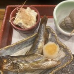 小西鮨 - ししゃも　苫小牧産ホッキ貝