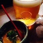 ちゃ味道楽 - ビールと突き出し