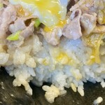 高崎ウルスタ丼 - メガサイズだから相当なご飯の量でした。