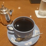 ホシヤマ珈琲店 - ロイヤルブレンドをブルージャスパーウェアでいただく