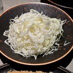 東京とんかつ がぶう - 千切りキャベツ