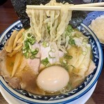 ひら松 - 特製醤油、手もみ麺風、海苔トッピング