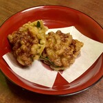 鶴我 - 納豆の天ぷら