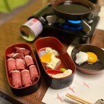 鶴我 会津本店 - 桜カルビ鍋