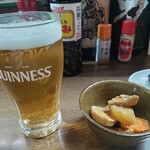 味の蔵どんつく - ノンアルコールビールとお通し
