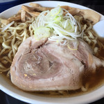 自家製太麺 渡辺 - 2014/10/24らー麺大680円油少なめ味濃いめ