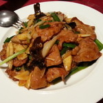 五修堂 - レバーとニラの辛子炒め中（５２０円）２０１４年９月