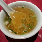 五修堂 - セットのスープです（２０１４年９月）。
