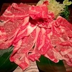 正しい晩ごはん 白-はく- - 淡路牛のしゃぶしゃぶ