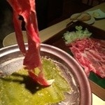 正しい晩ごはん 白-はく- - 淡路牛のしゃぶしゃぶ