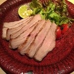 正しい晩ごはん 白-はく- - シシ豚トントロの黒胡椒焼き