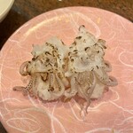 きらら寿司 箱堤店  - イカ下足炙りは柔らかくてすごい