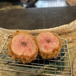 とんかつ ふじ井 - 花園黒豚のヘレ