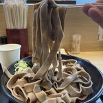 吉そば - とろろそば[極幅そばVer.]