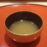 鮨 しみづ - 魚介出汁スープ