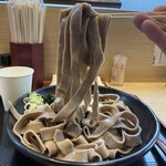 吉そば - とろろそば[極幅そばVer.]