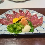 ぜん創作料理 - 料理写真:近江牛刺身