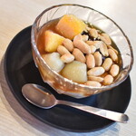 沸騰小吃城 - 自家製台湾豆腐花（５２８円）＋ピーナッツ（５５円）２０２５年９月