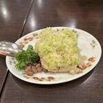 菜香新館 - 蒸し鶏の葱生姜ソース　小　1,320円