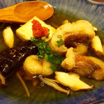 入道 - 甘鯛のキノコあんかけ