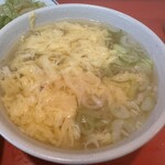 中華料理 幸楽 - なんとボリューミーな玉子スープ