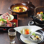 和処 よしの - 【神無月】お昼の旬会席「竜胆」