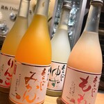 鉄板ダイニング ゆたか - 果肉が入った果実酒です♪