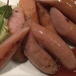 鉄板ダイニング ゆたか - 焼きウインナー