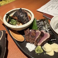 寅八商店 心斎橋店 - カツオの藁焼き