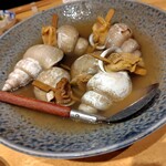 元祖 金沢炉端 あっぱれ - ばい貝単品×6人前