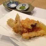 角壱 - 鱚と穴子の天ぷら